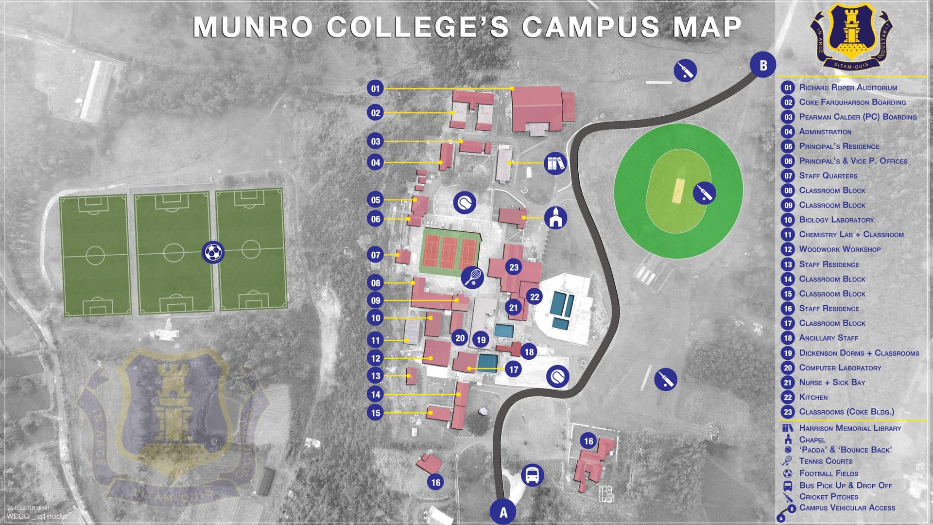 Munro College Campus Map
